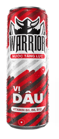 Supplements: Warrior Strawberry flavored Energy Drink (can)