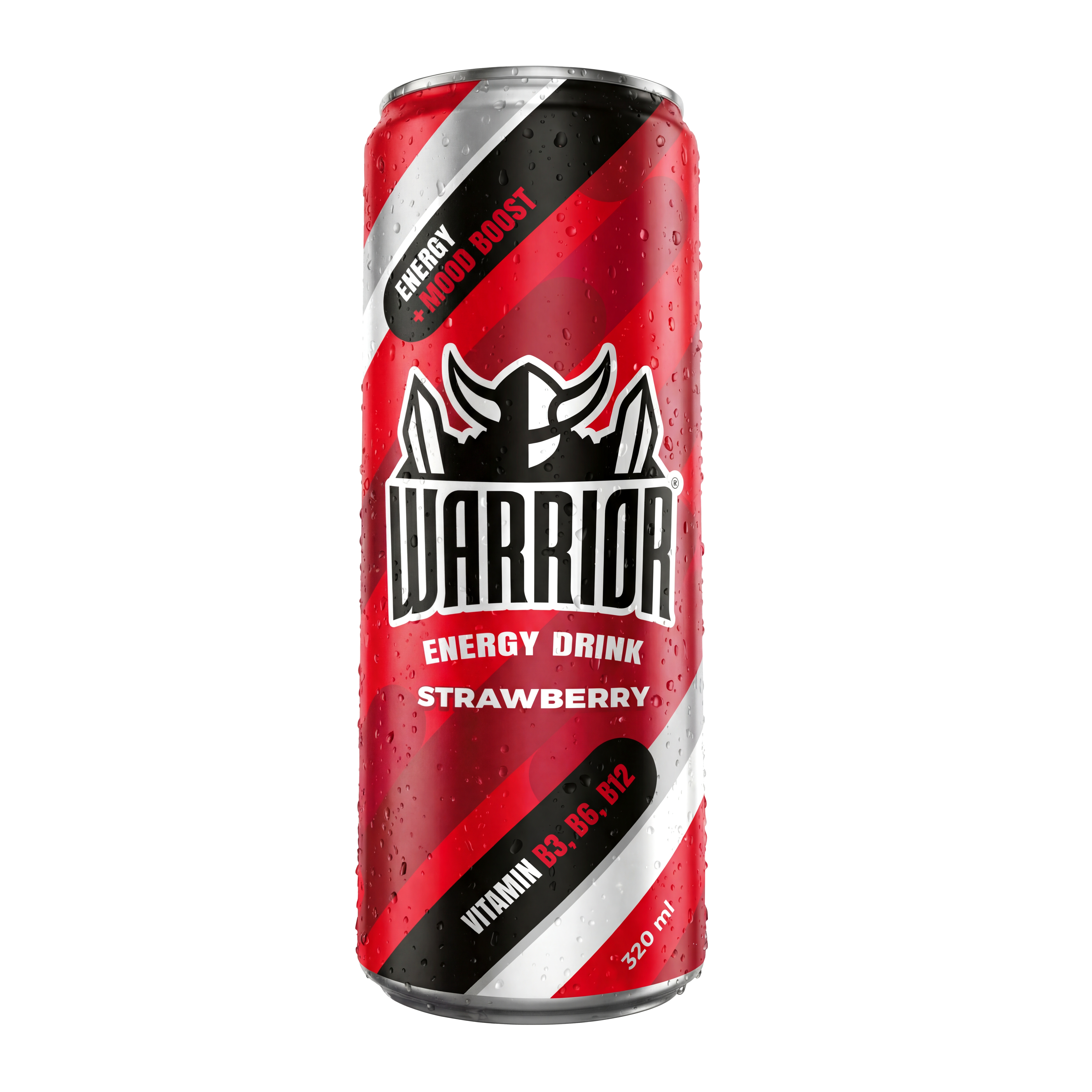 Supplements: Warrior Strawberry flavored Energy Drink (can)