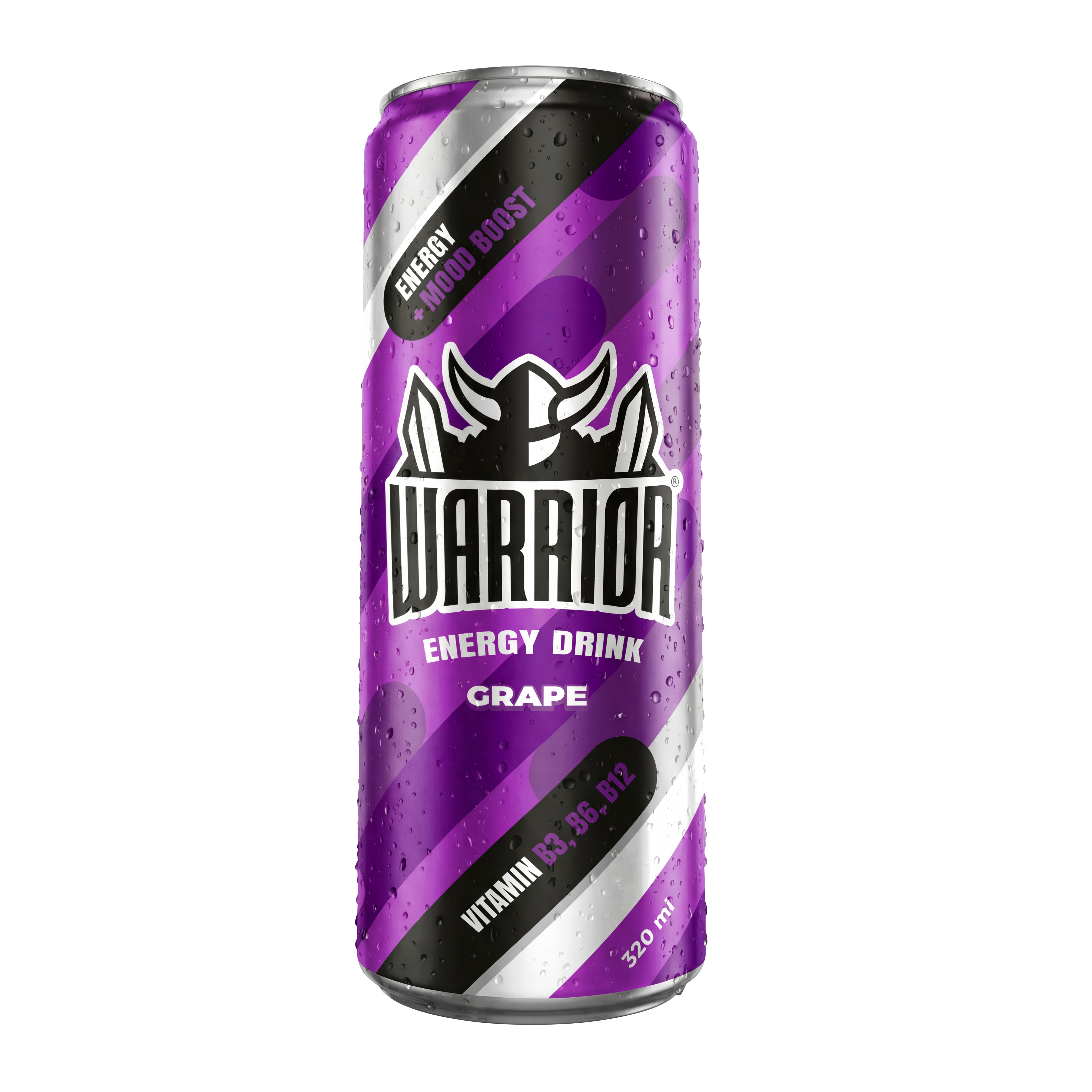 Supplements: Warrior Grape flavored Energy Drink (can)